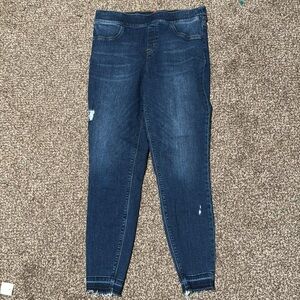 SPANX Blue Skinny Jeans High-Rise Stretch